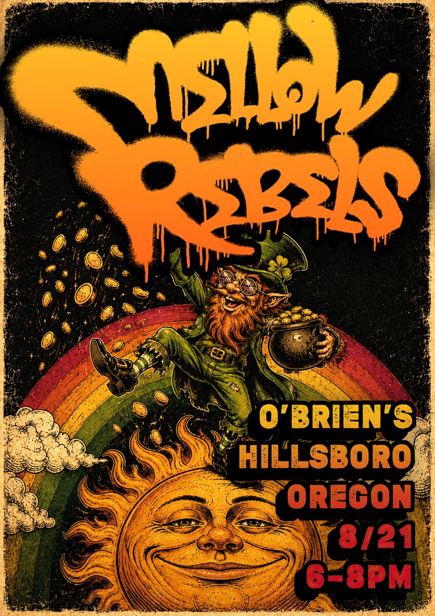 Mellow Rebels at O'Brien's Hillsboro, August 21, 6–8 PM